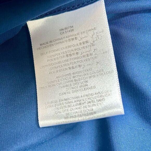 BCBGeneration blue studded sleeveless‎ party dress woman’s size 6 - Picture 6 of 8